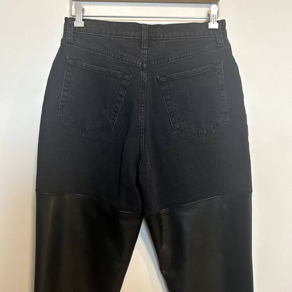 Abercrombie & Fitch Pants Curve Love The '90s Straight Ultra High Rise 10 Short - Picture 4 of 13
